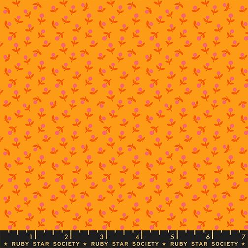 1 800 Calico Sprout Ditsy Floral in Cheddar