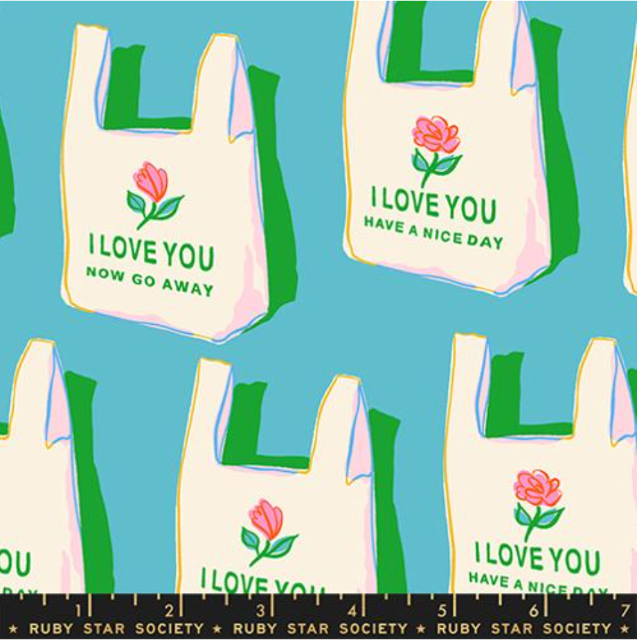 Sparkle Mart Have A Nice Day Novelty Bag Dark Turquoise