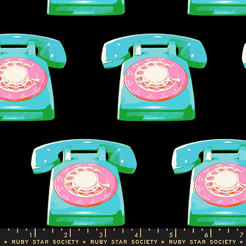 Sparkle Mart Telephones Novelty in Black